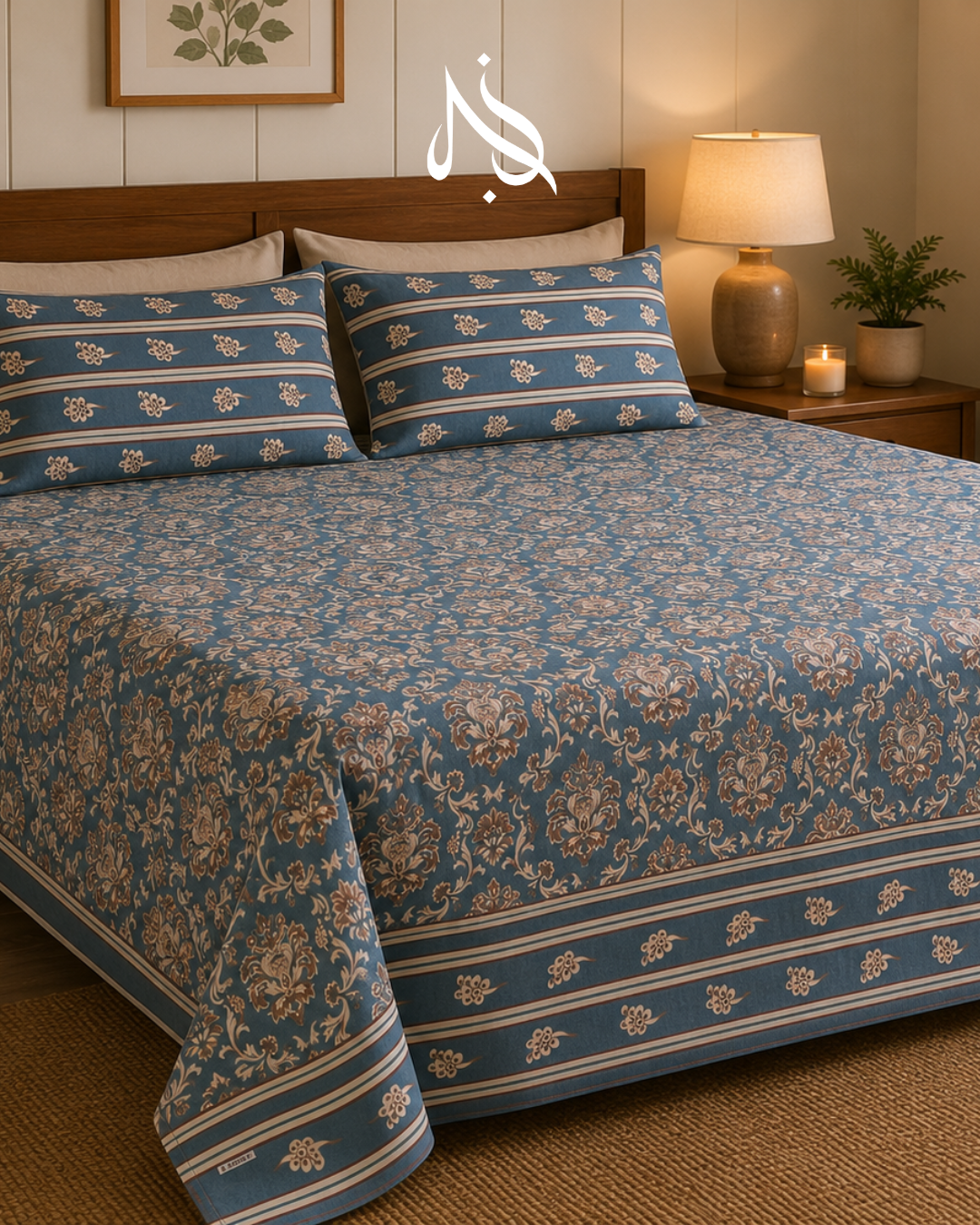 Royal Teal Bedsheet Set