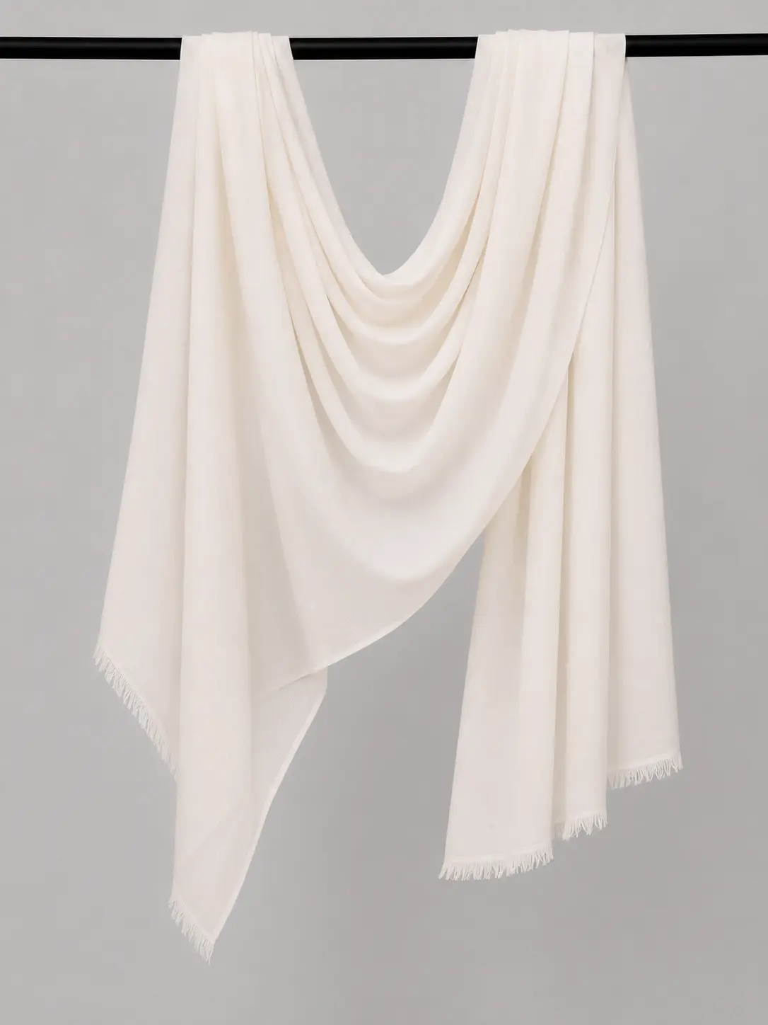 Modal Hijab - Ivory White