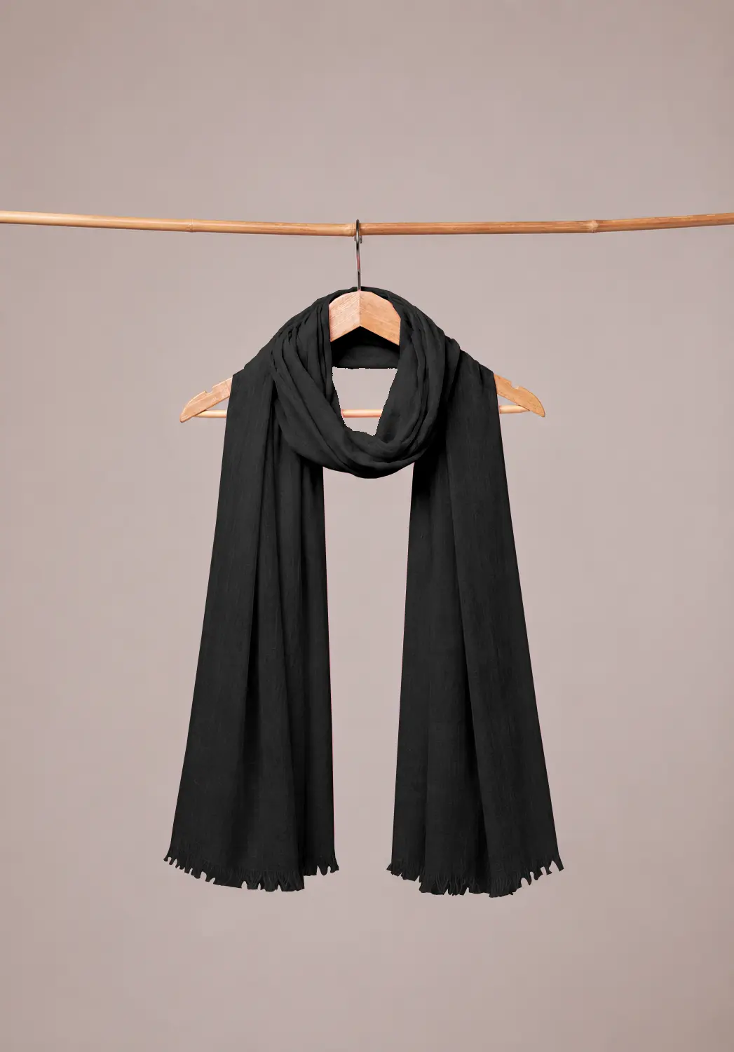 Classic Black - Turkish Lawn Hijab