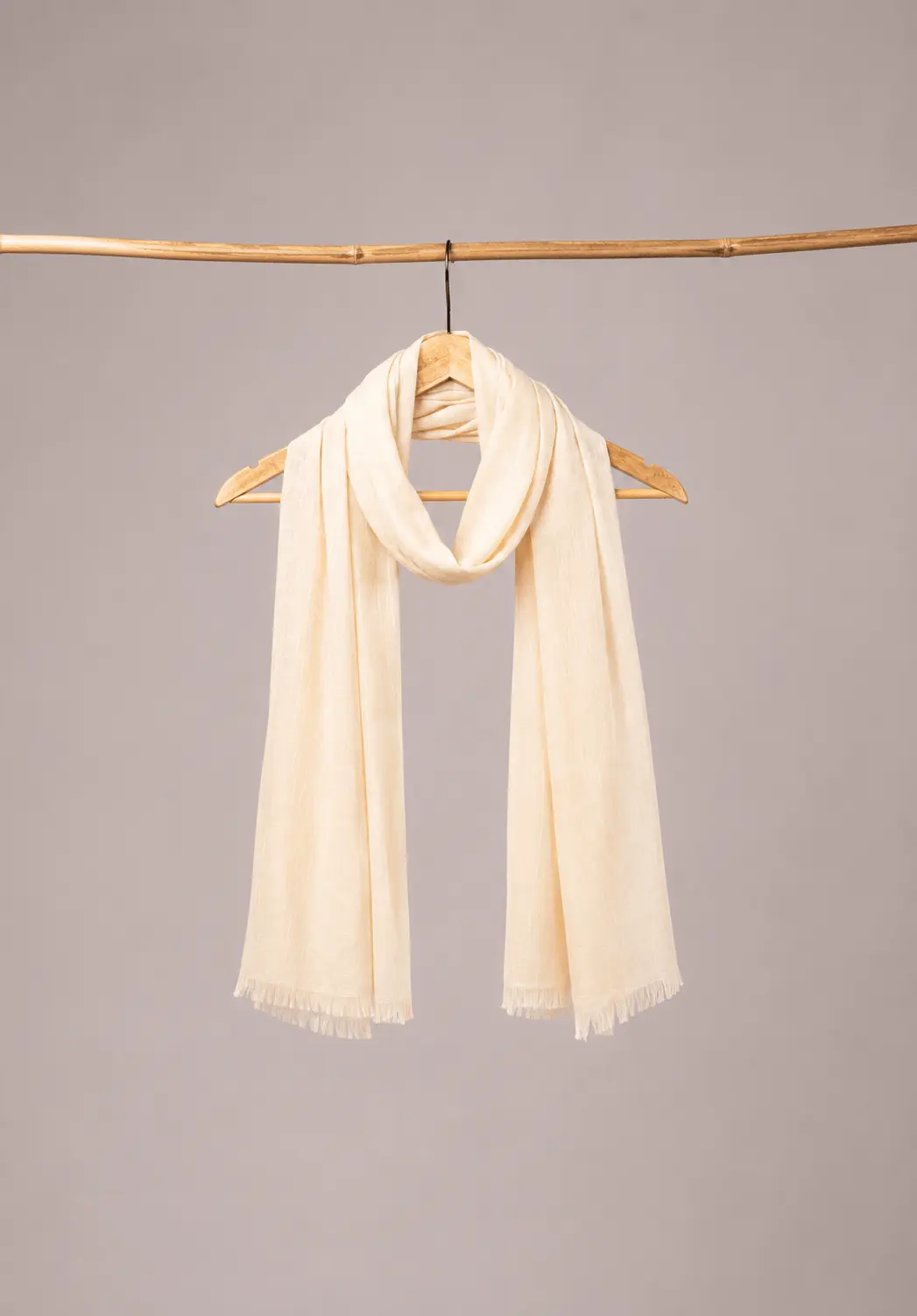 Cream Ivory - Turkish Lawn Hijab 