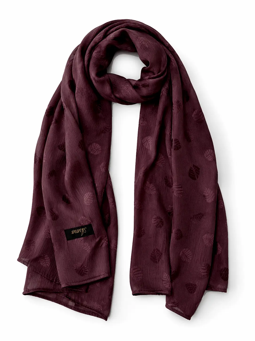 Silk Hijab - Dusty Plum