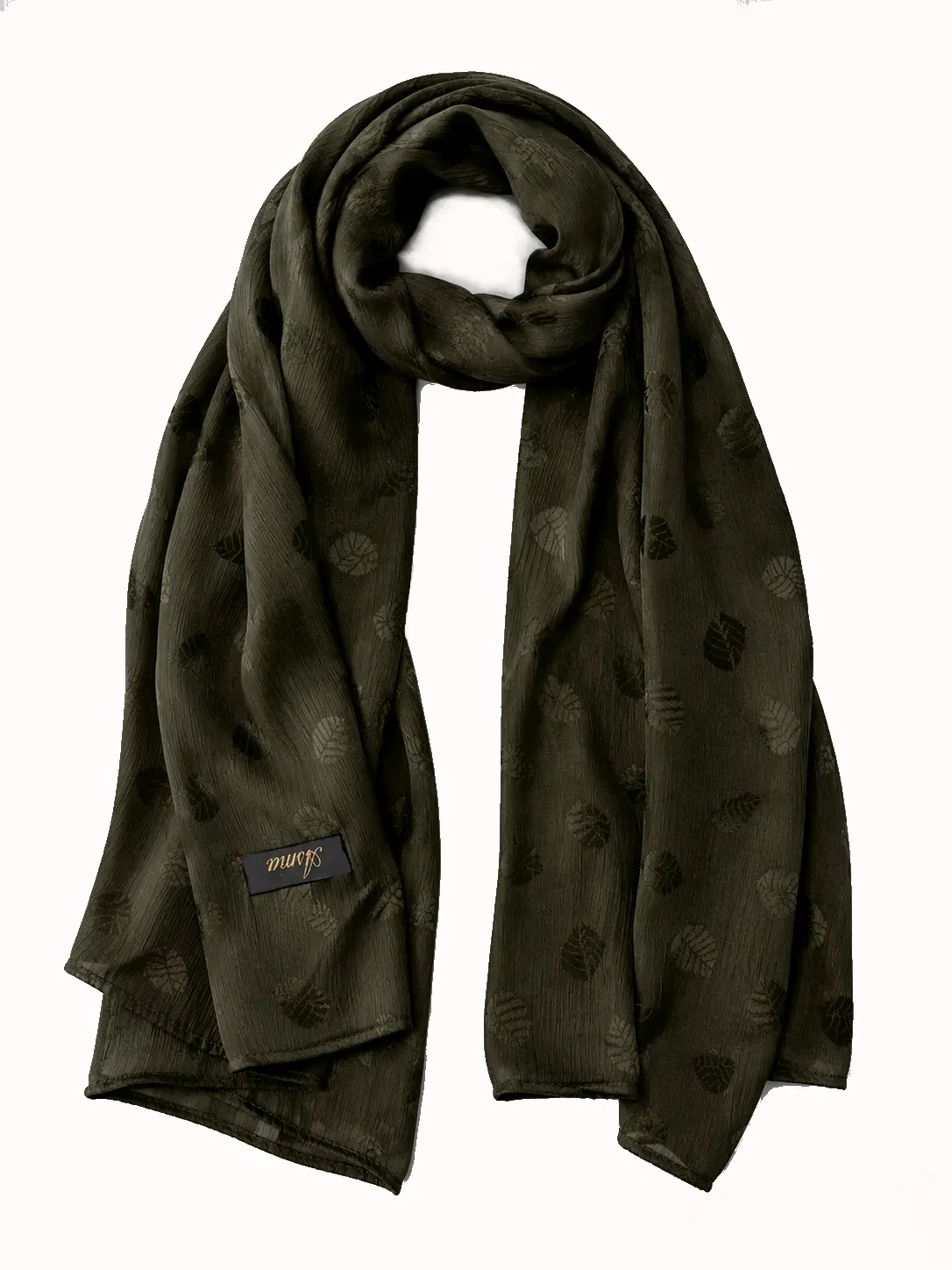 Olive Green Dark - Silk Hijab