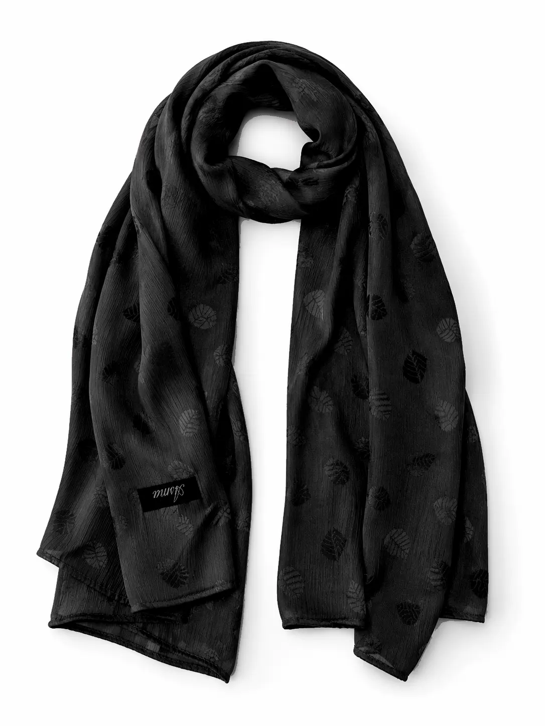 Classic Black - Silk Hijab