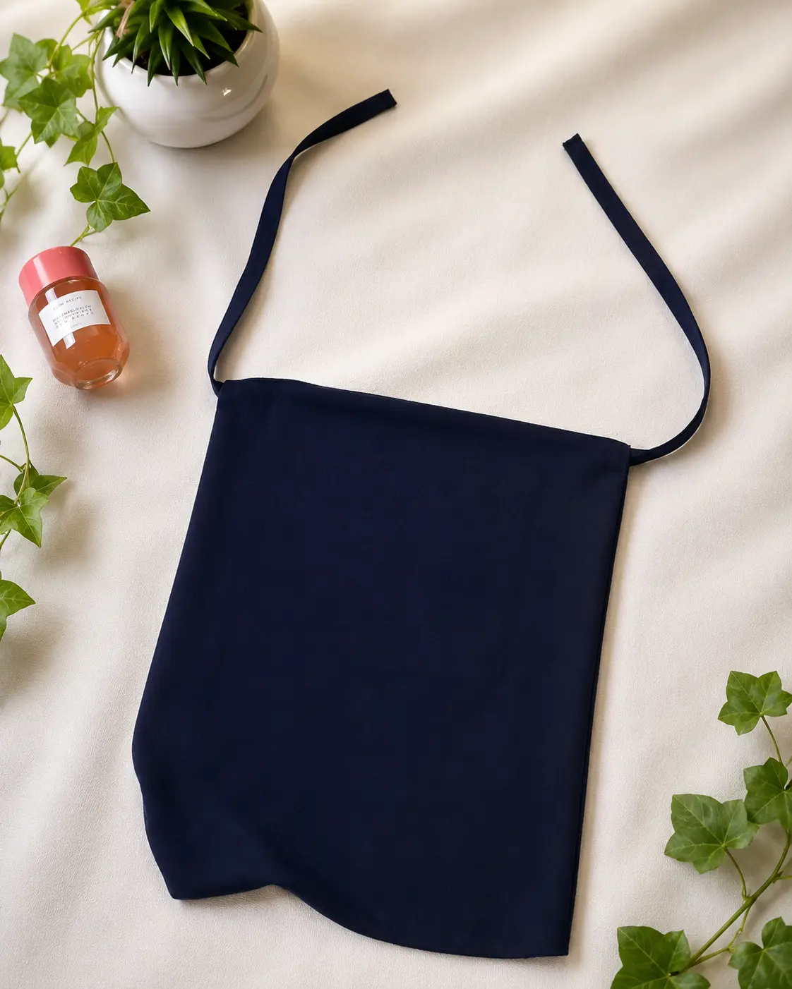 Tie Back Niqab - Navy Blue