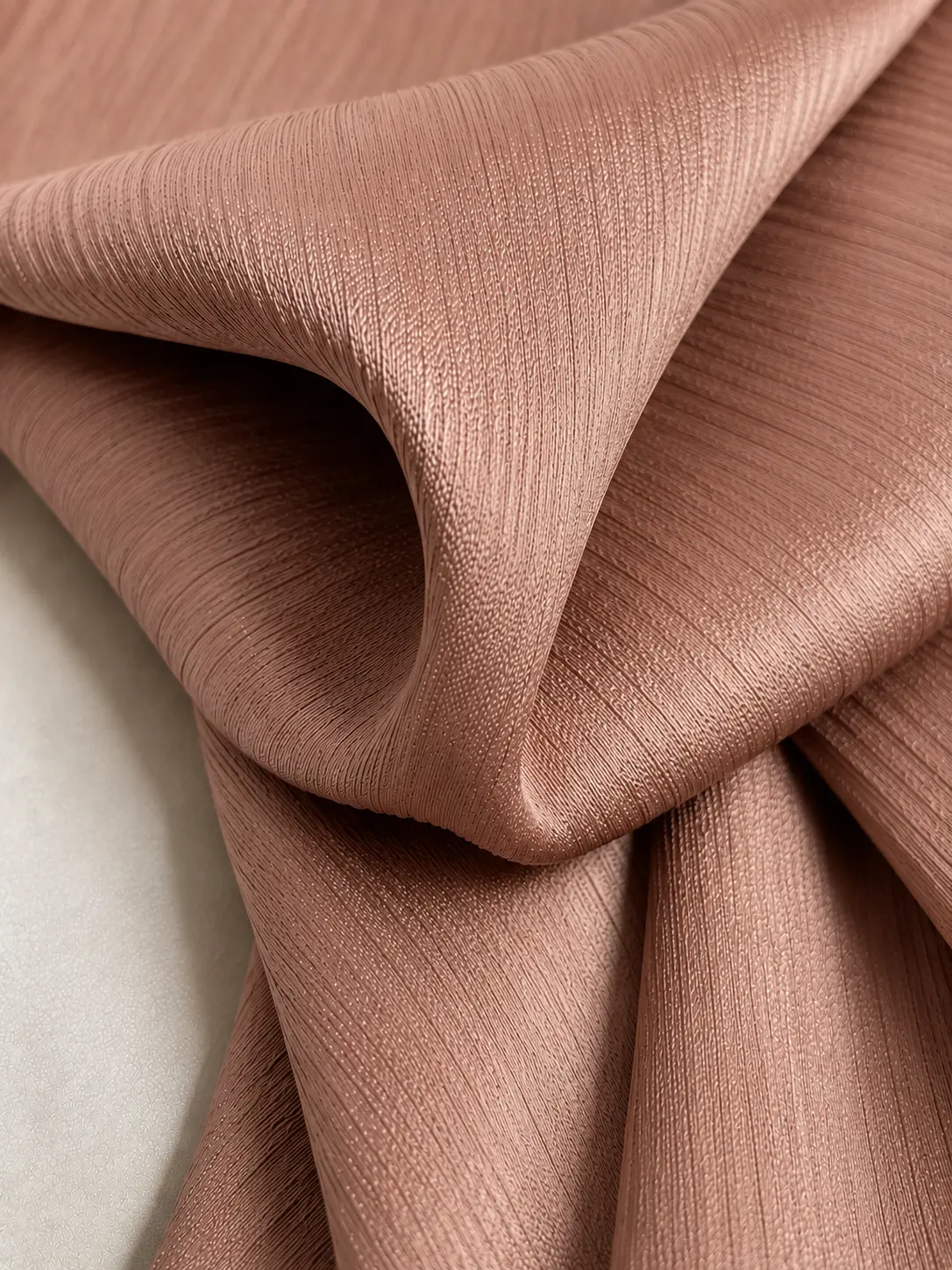 Rose Sand - Crinkled Silk Hijab 