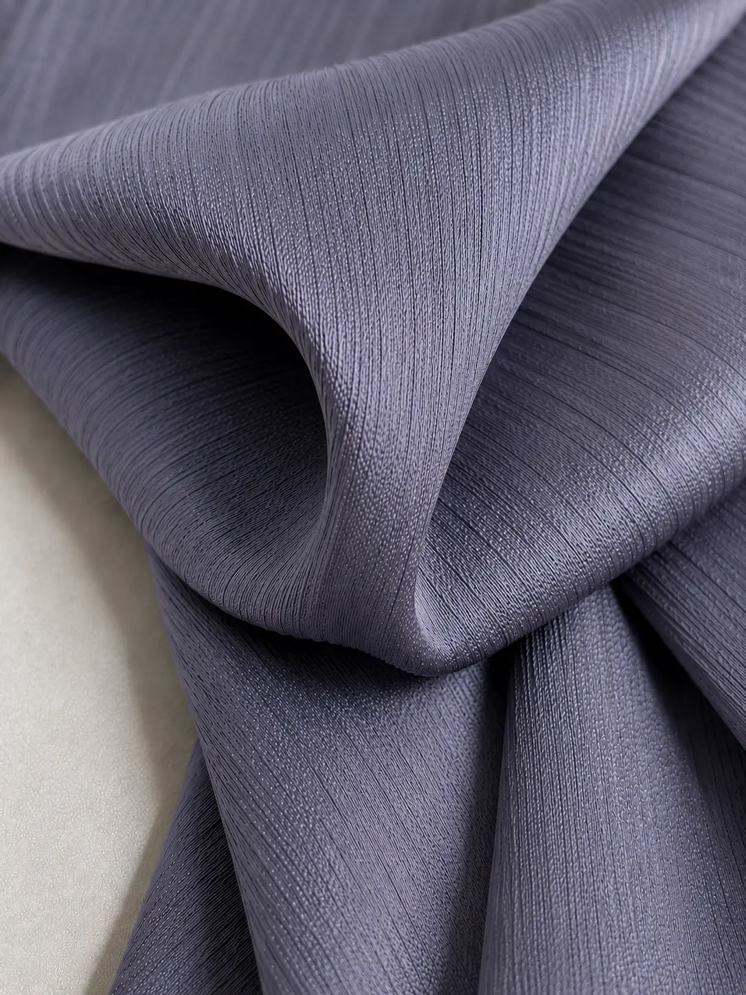 Lavender Smoke - Crinkled Silk Hijab 