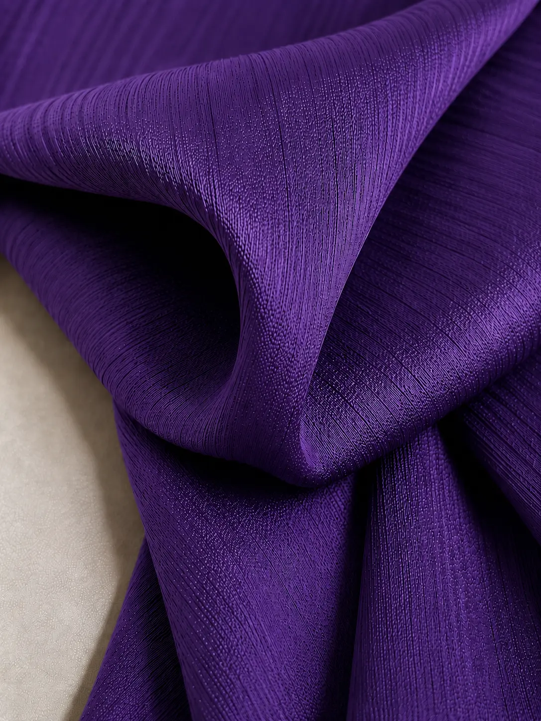 Orchid Royale - Crinkled Silk Hijab 