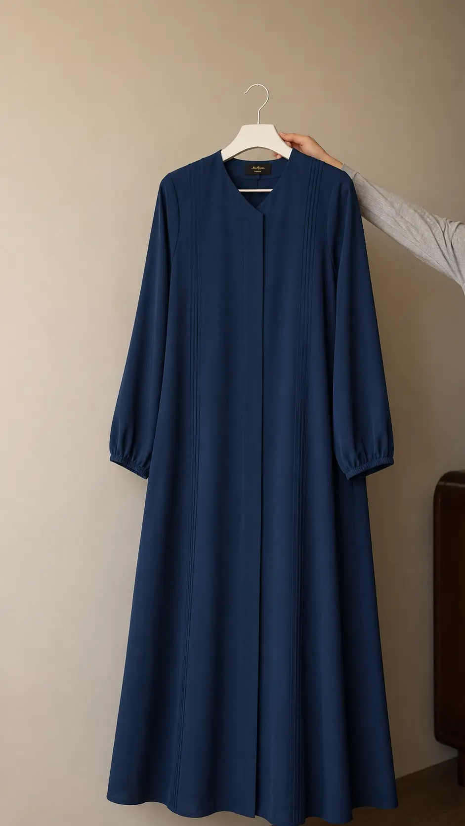 Navy Georgette Abaya
