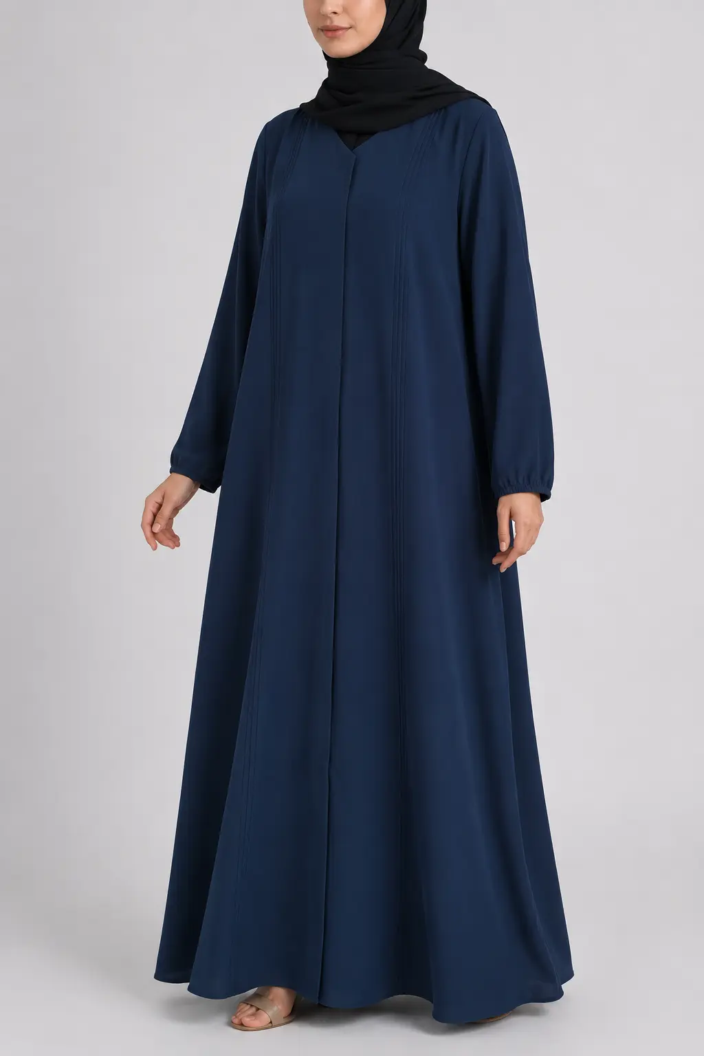 Navy Georgette Abaya