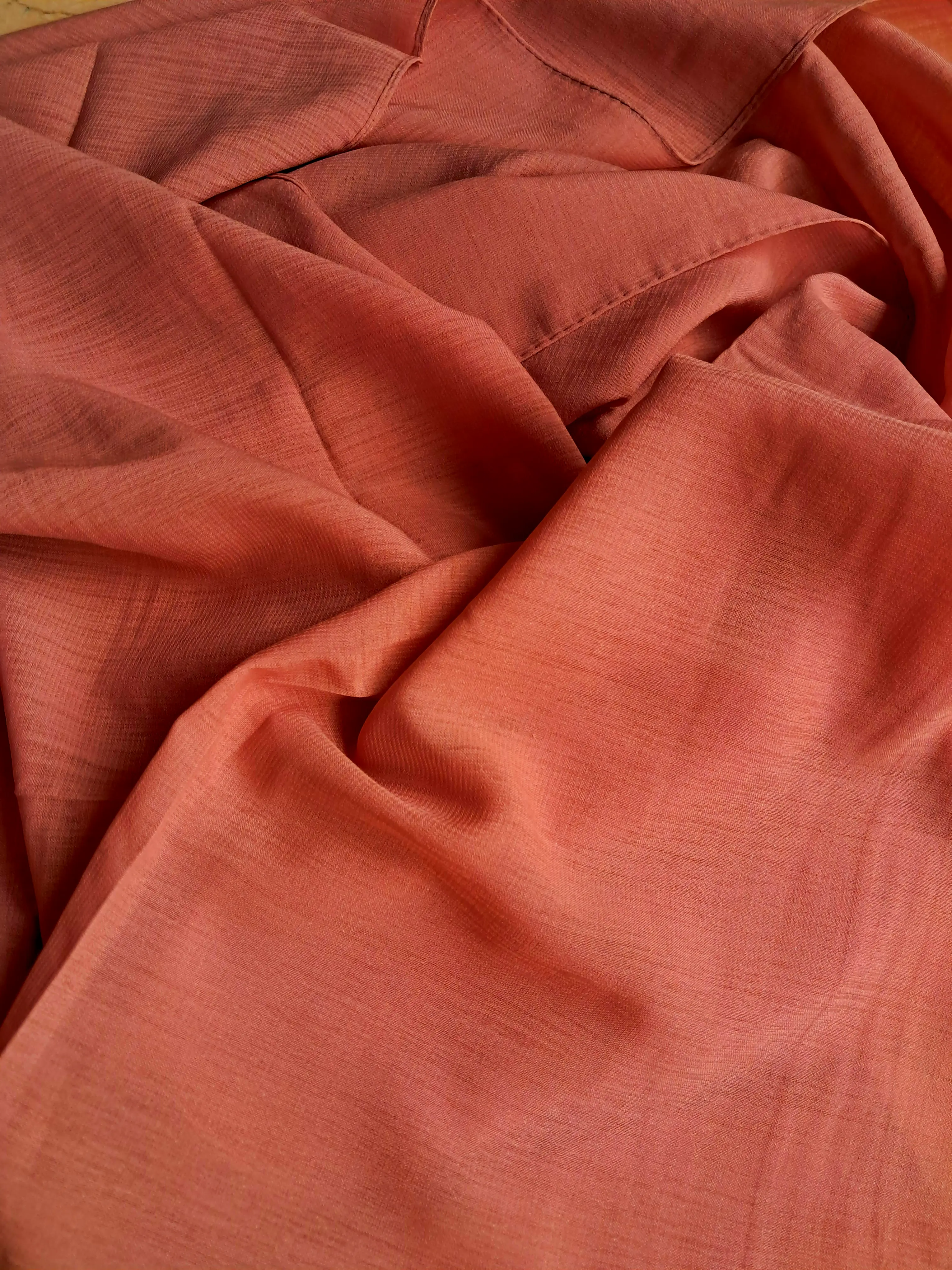 Terracotta Peach - Textured Hijab