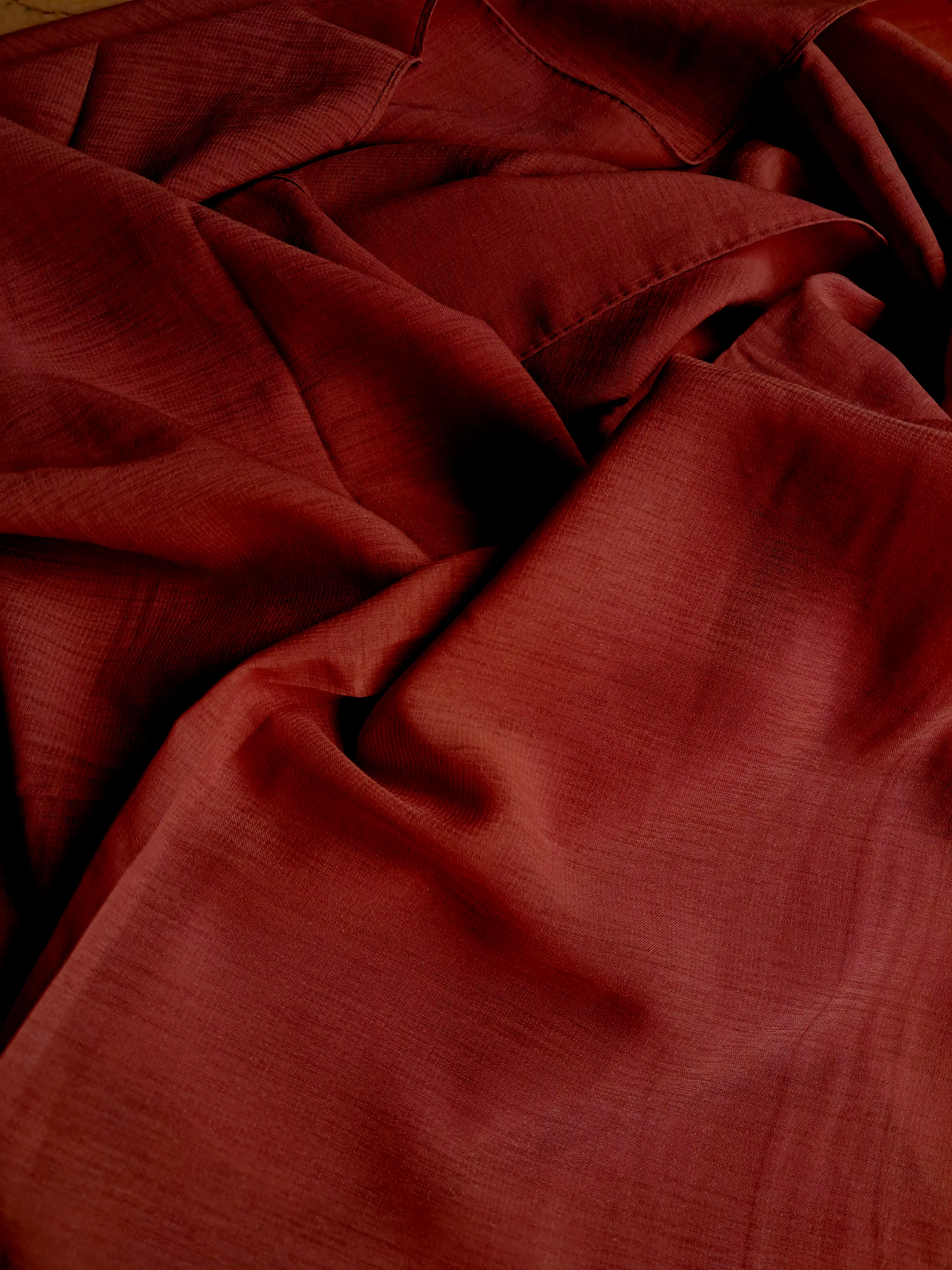 Burgundy Red - Textured Hijab 