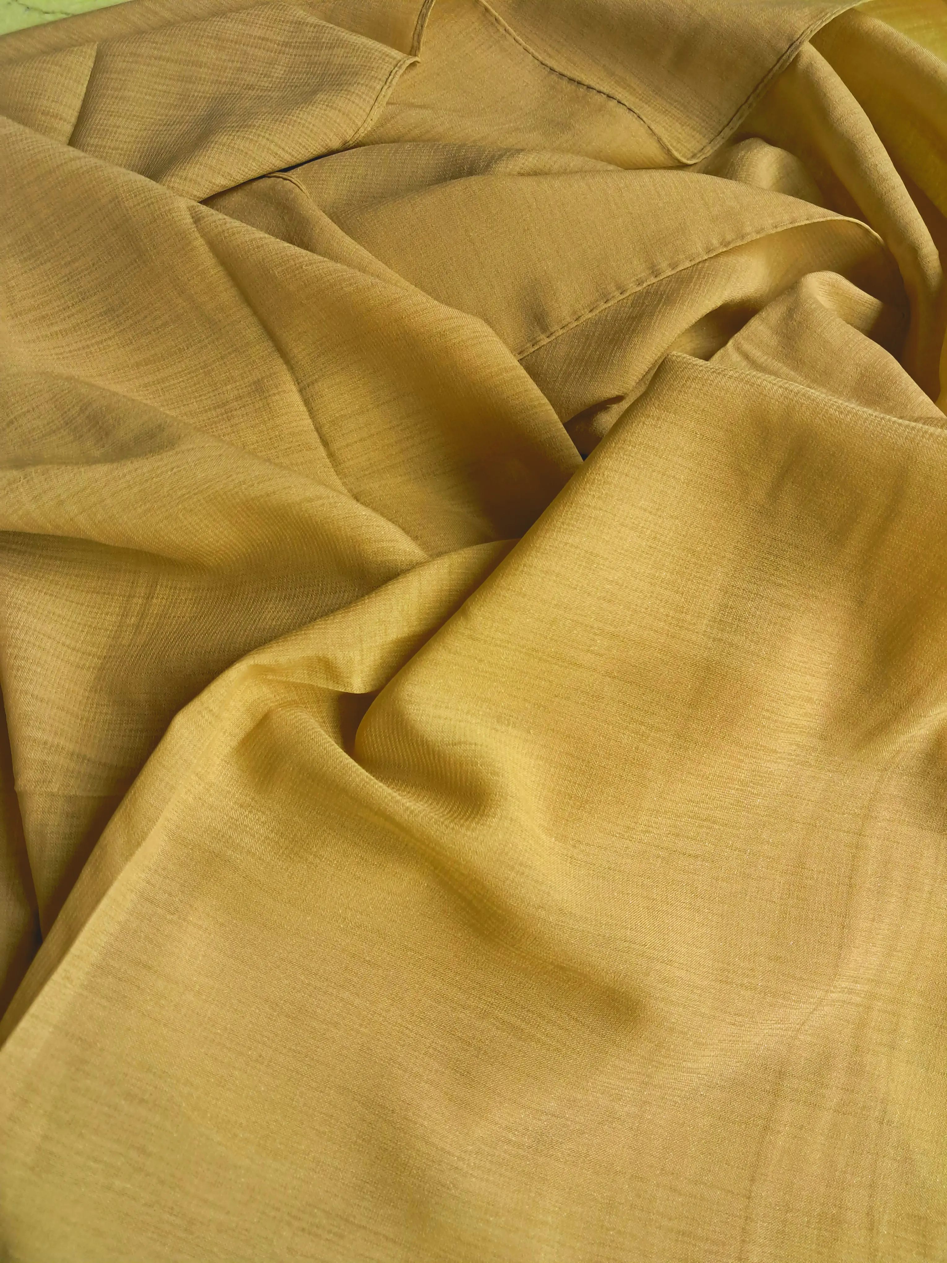Mustard Gold - Textured Hijab 